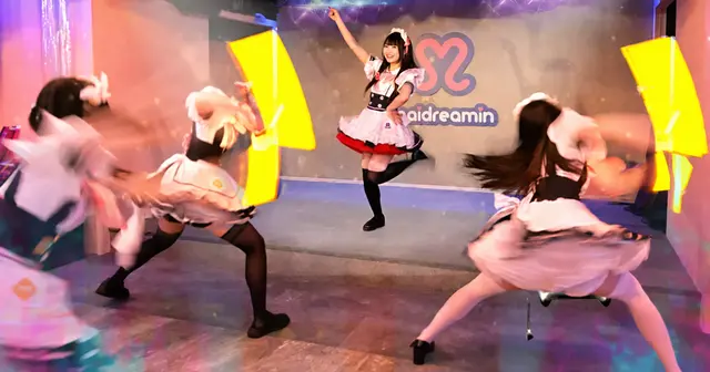Maid live dance performance